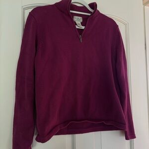 L.L. BEAN QUARTER-ZIP SWEATER